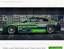 Tablet Screenshot of oldenhofautos.nl